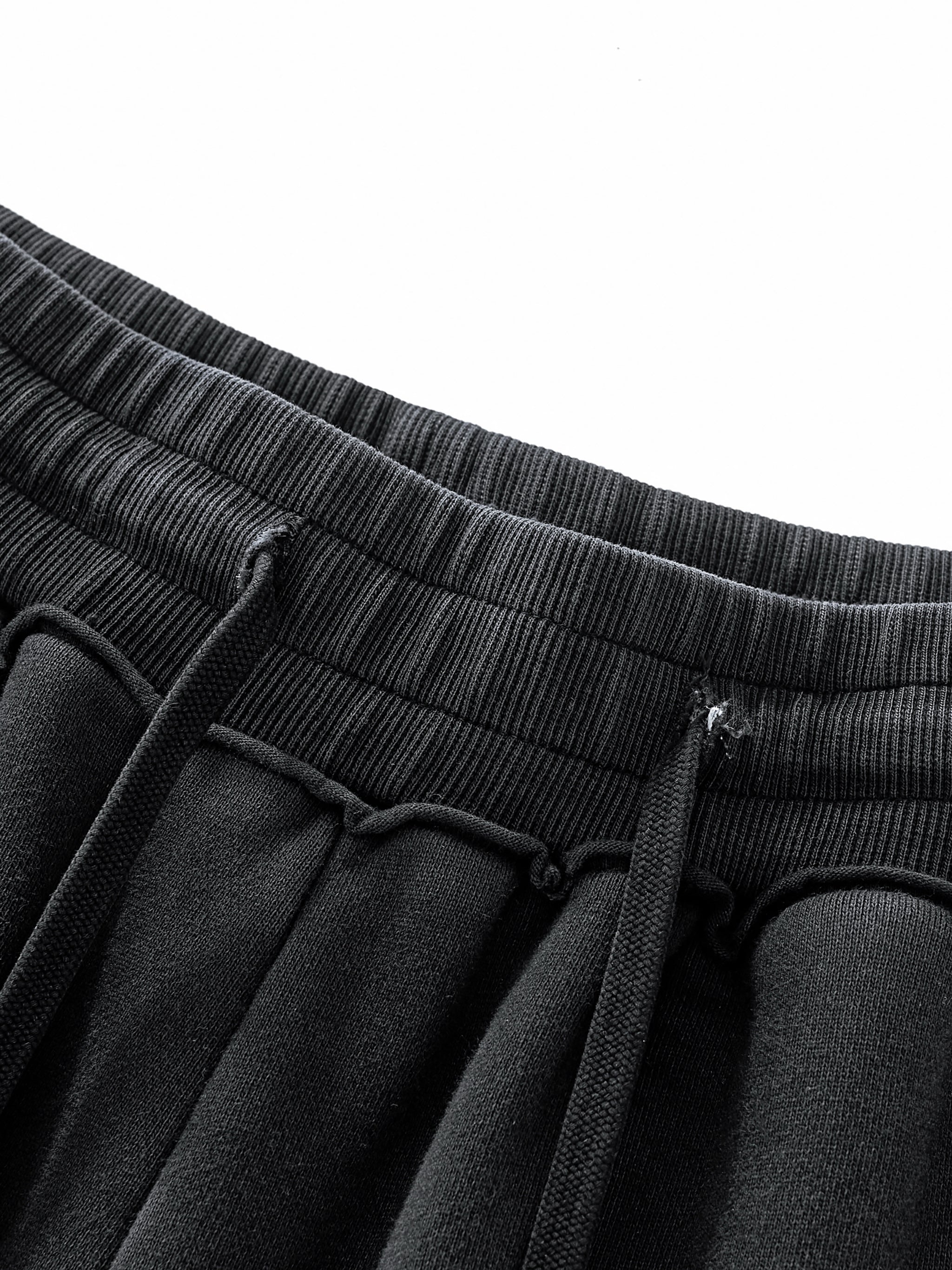 Fearless Apparel Raw-Seam Enzyme Washed Sweatpants – 100% Cotton Heavyweight Streetwear
